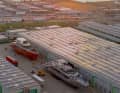 Civitavecchia: The Tankoa site covers an area of 34,000 square metres. This is where the hulls are built.