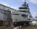 Confirmed: The TX450 is still moored in the yard at Tankoa Yachts.