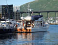 Die Grand Banks 42 "Chi" im Hafen von Tromsø
