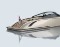 The classic lines are reminiscent of runaboats from the 60s.