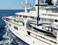 "Tatoosh": The 92-metre yacht sailed around the globe several times.