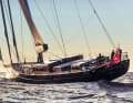 "Perseverance": The Baltic-Slup takes to the wind to save energy.