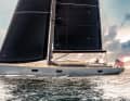 Running: The Tripp 90 is committed to reducing complexity. A few hands sail the almost 30 metre long carbon construction from Greifswald.