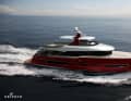 Gamma Yachts presents its fourth model, the 25.40 metre long "Gamma 24 Méditerranée". The hull lines and the exterior and interior styling of the 95-tonne semi-glider were designed by Dutch naval architects Vripack.