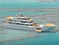 The two young designers Ricardo Pilguj and Sven Faustmann christened their 50-metre-long Explorer concept, which was developed as part of a design competition, "Reach".