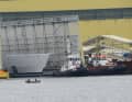 Launch of "Azzam", 5 April 2013, Bremen-Vegesack