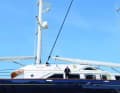 Werftspitze: Perini-Navi-Chef Giancarlo Ragnetti an Bord der 40 Meter langen "Principessa Vaivia".