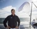 Kite-steered: The 35-metre "Race for Water" sailed to Bermuda with Captain Pascal Morizot using SkySails kite propulsion.