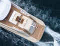 Slim and fast: The 77 metre long Øino design runs at 29 knots.