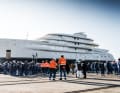 Technical launch of the 78 metre long Amels with Øino lines