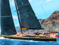 YYachts: The world premiere of the Bill Tripp-designed Y9 (l.) is eagerly awaited. With 413 square metres of sail area, it will take to the wind and impress with an interior design by Norm Architects.