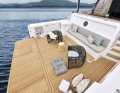 ...for easy access to the water and the fish caught. The crew cabin is located behind the porthole.