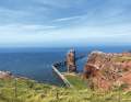 Famous landmark: Lange Anna, a towering rocky spire on the north-west tip of Heligoland