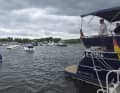 Stundenlang riss der Zustrom der Boote nicht ab. Von überall her kamen sie, um dabei zu sein