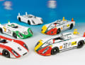 Mit dem langen Spyder Porsche  08/2L in fünf Versionen stockt Tecnomodel
aus Italien sein Starterfeld in 1:18 auf.
