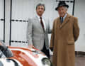917 KH Coupé, Hans Herrmann, Ferry Porsche (l-r), ca. 1997