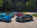 911 Carrera RS Clubsport (993), 911 GT2 RS (991.2), 911 S/T, 911 Carrera RS (964), 911 Carrera RS 2.7, 911 GT3 RS 4.0 (997.2), (l-r)