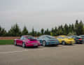 911 Carrera RS Clubsport (993), 911 GT2 RS (991.2), 911 S/T, 911 Carrera RS (964), 911 Carrera RS 2.7, 911 GT3 RS 4.0 (997.2), (l-r)