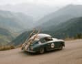 Alles auf Anfang: das Porsche 356 A Coupé als ältestes Fahrzeug beim Gipfeltreffen