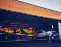 Hangar II, Paderborn: Hier steht eine der ganz wenigen Mooney Porsche, die zwischen 1988 und 1990 in nur rund 40 Exemplaren gebaut wurden.