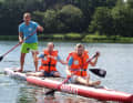 Pure nature experience - even for disabled people: The paddle board makes it possible.