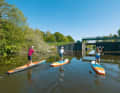Peace, idyll and lots of animals.  After the Allermöher regatta course, we are alone on the water most of the time.