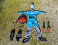 In white water you need more extensive equipment than in calm waters