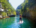 In the lower Verdon, the river flows through the Lac de Sainte Croix. Be sure to avoid July - this is when the French have their summer holidays.