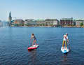 Schicke Skyline an der Binnenalster