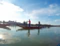 On the last stage from Altötting to Passau, there was time to test a new SUP tandem. On the return journey, sugary drinks were in high demand.