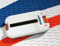 Mistral: Two glued tabs with stainless steel rings hold the plate for the mast base. Particularly stable, the board is not weakened and the plate can be removed for paddling.