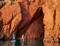 Cannes can do both: urban city paddling on the Côte d'Azur or pure wilderness in the Estérel National Park.