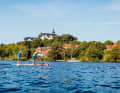 Der Große Plöner See ist einer von 18 Seen, welche die Schwentine von der Quelle bis zur Mündung durchfließt.