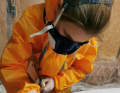 The milling machine could not reach all the areas at the tail and bow, so the fine Japanese saw helps here.