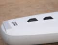 The split fin box of the Indiana and paddle board makes it easier to roll in.