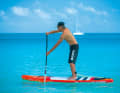 Concentrate on holding it vertically and its blade at a right angle to the edge of the board