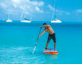 The blade must be well immersed in the water for maximum efficiency.