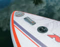 Flat bow with little drag. Practical carrying handle, mast foot attachment all included.