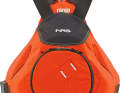 A buoyancy aid offers safety and options for attaching a throw bag or leash