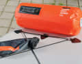 Red Paddle Ride 10'8'' x 34.0'': The scope of delivery includes a buoyancy chamber and a small waterproof bag with the repair kit, which is also useful for other purposes.