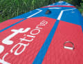 Kayak-seat ready (optional): equipped with four fastening eyelets on the top.