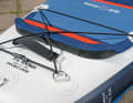 STX Tourer 11'6'' x 32.0'': The luggage can be easily distributed under two small nets.