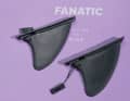 Two small fins on the Fanatic Diamond are not quite as accurate as one large centre fin.