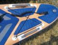 Das GTS-Touringboard hat bequeme EVA-Pads mit feiner Struktur.
