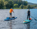 From Nittenau to Ramspau we paddle along one of the most beautiful stretches of the River Regen - Stefling Castle on top of the hill.