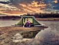 Camping an Board: das aufblasbare Zelt von Bajao