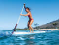 Black Project stattet ein starkes Team an internationalen SUP-Athleten aus – der Großteil ist in der Racing-Disziplin aktiv. Hier: Weltmeisterin Seychelle Webster.