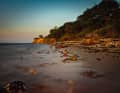Picturesque rocky cliffs...