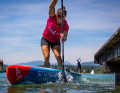 World champion Espe Barreras takes the title of "Fastest Paddler" at The Lake Rocks