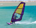 Get up to half wind speed and put the back foot out of the loop.